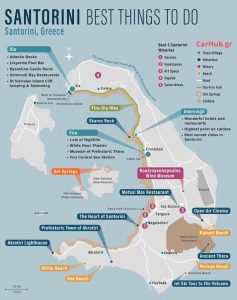 Santorini map